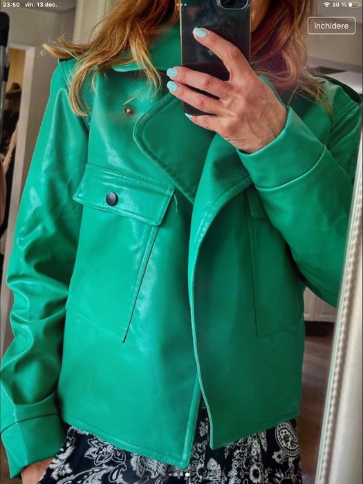 Jacheta imitatie piele