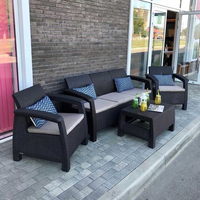 Мебель садовая  полиротанг