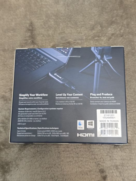 Vand Elgato Cam Link 4k HDMI