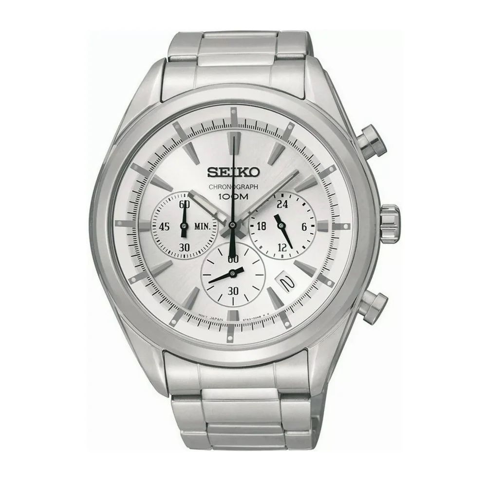 Seiko Essentials Chronograph Silver SSB085