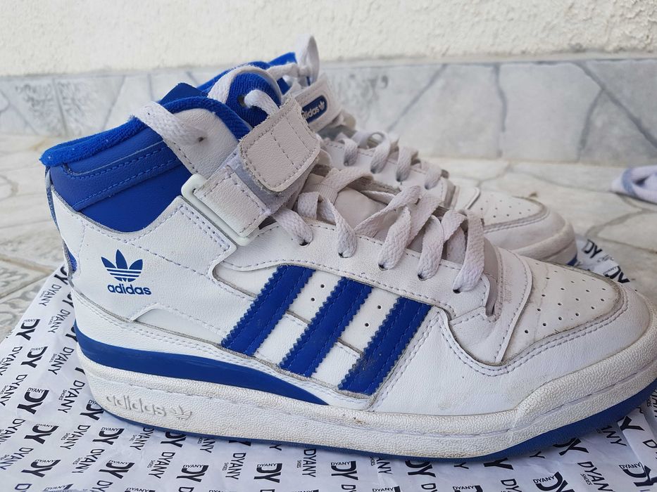 Adidas originals forum mid  albastru