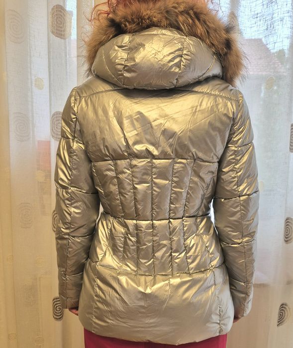 Geaca de iarna dama cu blana naturalla