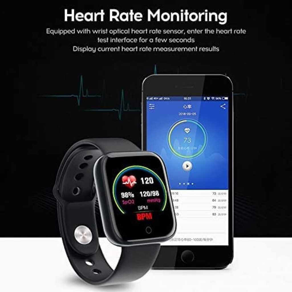 Смарт часовник smart bracelet пулс , крачки работи с всички телефони