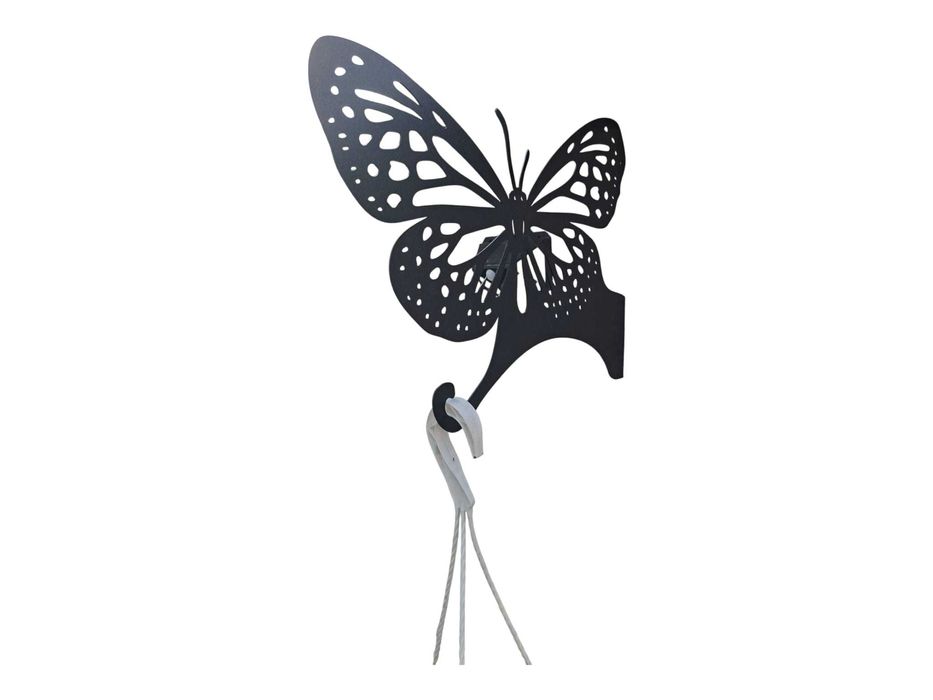 Suport pentru ghiveci flori, Model fluture, metalic,