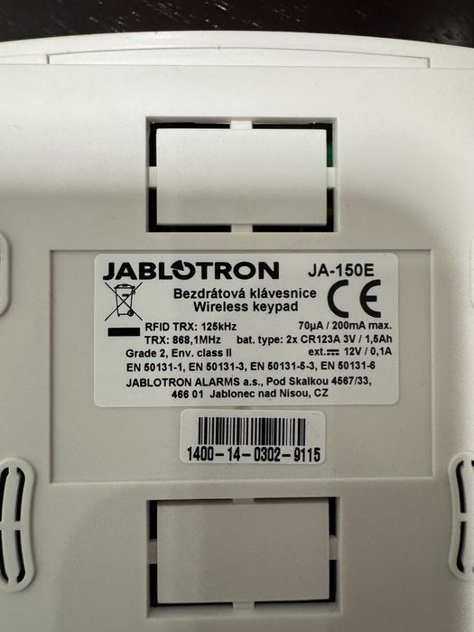SISTEM ALARMA JABLOTRON (Centrala, Modul, Sirena, 3 Senzori (PIR)