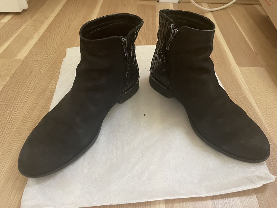 Ежедневни боти Lasocki естествена кожа - набук