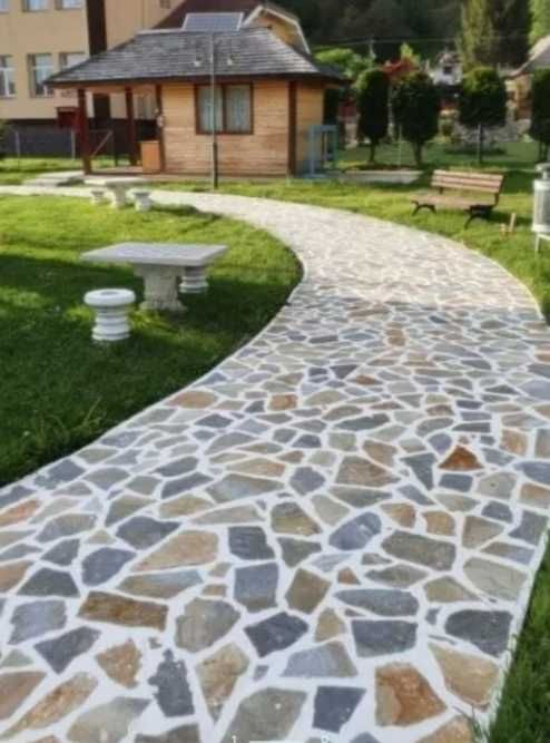 Piatra de Munte pentru Pavaje și Ziduri – Stoc Variat