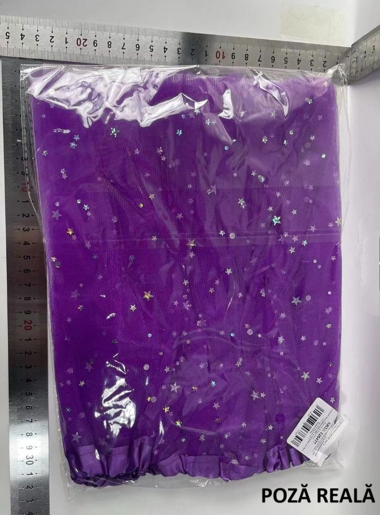 Fustita mov cu luminițe LED pt fetite