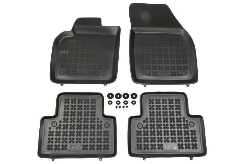 Set covorase auto din cauciuc Volvo S40 2, dupa 2003, presuri tip tavita marca Rezaw Plast