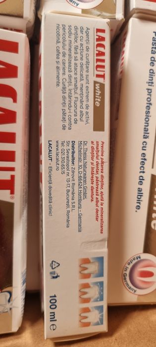 Pasta de dinți Lacalut 100ml White