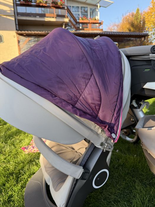 Carucior Stokke (kit vara ,iarna,umbrela,plasa tantari, pelerina etc