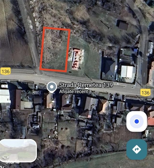 Teren intravilan Targu Mures str Remetea 600mp