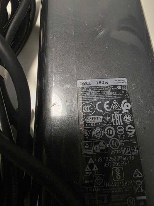 Оригинално зарядно Dell модел HA180PM181, 19.5V, 9.23A, 180W