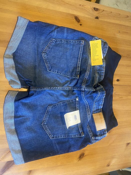 H&M Mama Shorts Mid Rib marimea M
