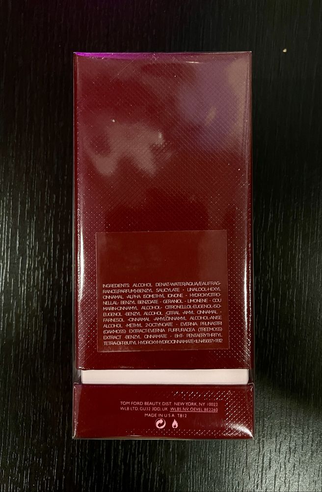 Parfum tom ford lost cherey/ velvet orchid