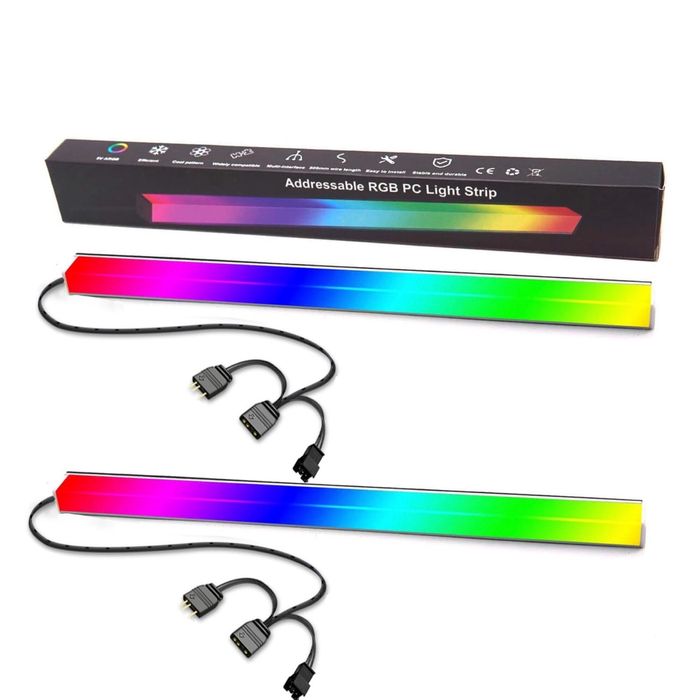 Lumini adresabile ARGB pentru PC - 5V, 38 LEDs