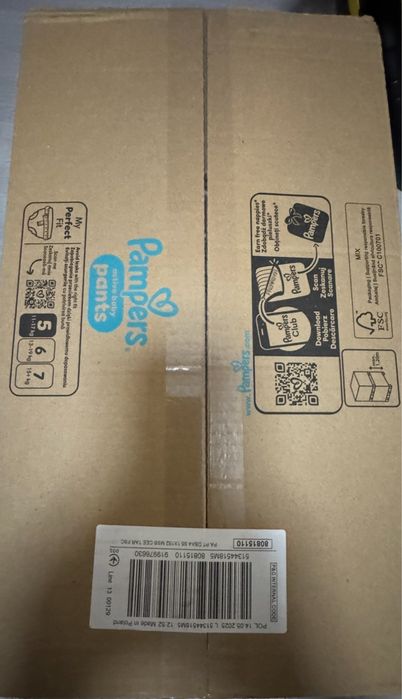 Pampers active baby xxl box Marimea 5