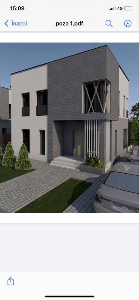 Vila de vanzare Tunari 425 mp str.Rândunicii  ( Direct propietar )