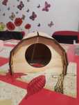 Casuta din lemn pt hamsteri