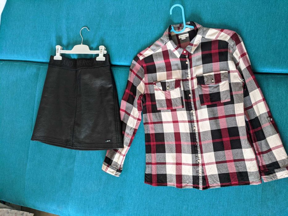 Set River Island fusta si camasa, 11-12 ani