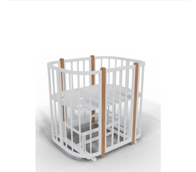 Продам детскую кроватку трансформер, толком не пользовались! В комплек