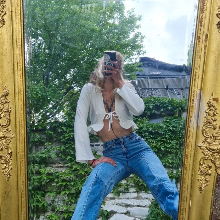 Cardigan scurt bellsleeves