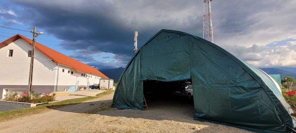 Hala semirotunda Gotica 6x6m - 36 M², Verde - Corturi24