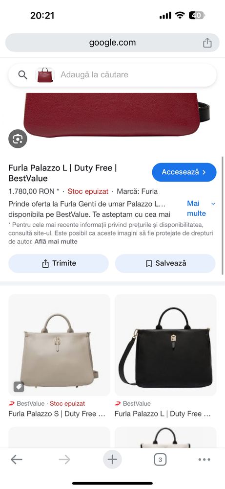 Geanta Furla palazzo L