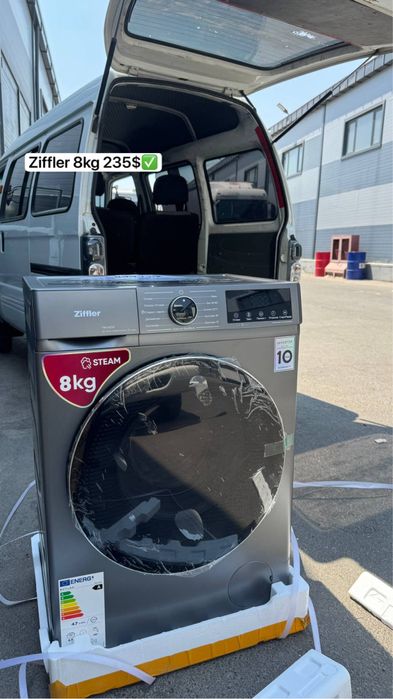 Турецская стиральная машина от фирмы Ziffler 5,6,7,8,9,10кг kir moshin
