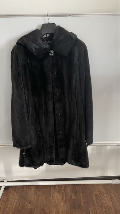 Норковая шуба 105 см длина