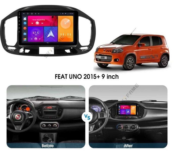 FIAT UNO 2015-2022 - 9'' / 12,3" Навигация Андроид, 9289