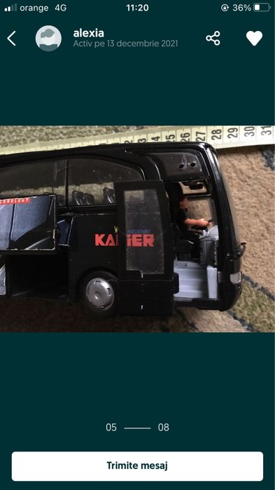 Masinuta-autocar colectie Mercedes Benz