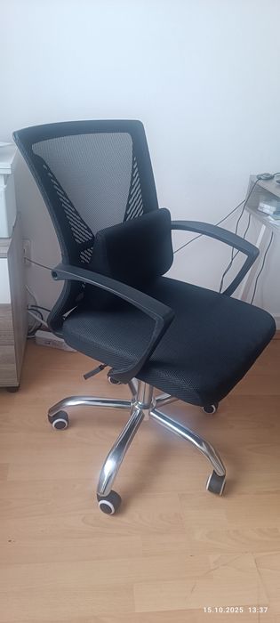 Scaun ergonomic de birou, negru