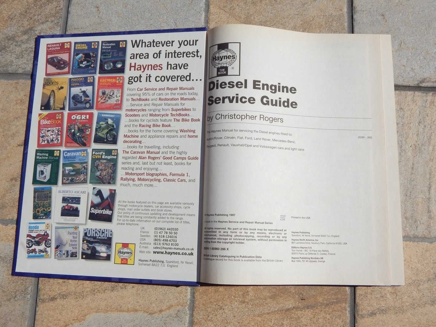Manual repararea profesionista a motoarelor Diesel Haynes 1997