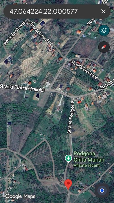 Vând urgent teren pentru căsuța de vacanta - gradina pe dealuri Oradea