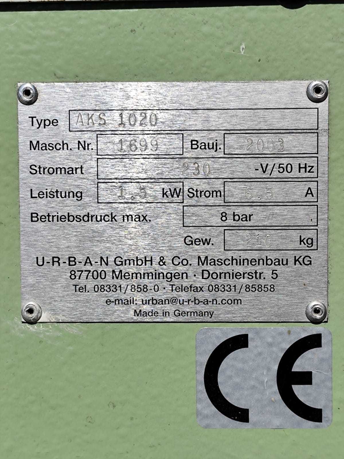 Utilaj se sudura U-R-B-A-N AKS 1020