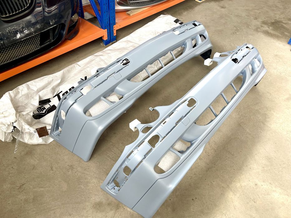 Передний бампер Рестайл на Mercedes W210 Мерседес 210