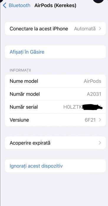 AirPods Apple Gen 2 – Originale, cu cutie – 274,99 lei NEGOCIABIL