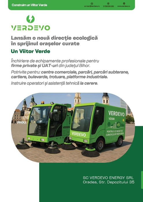 Maturatoare stradala electrica V2100 – Zero emisii