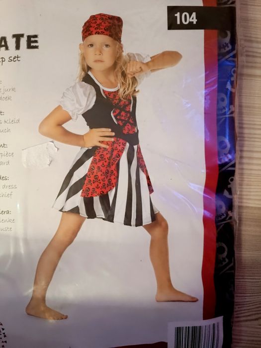 Costum fata Pirat mărime 104 nou