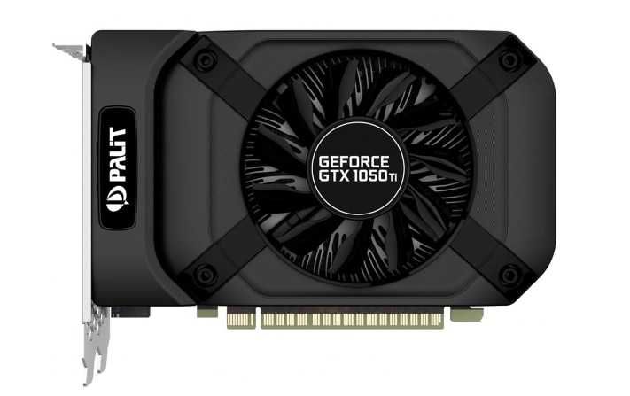 Видеокарта Palit GeForce GTX 1050 Ti 4Gb 128bit.