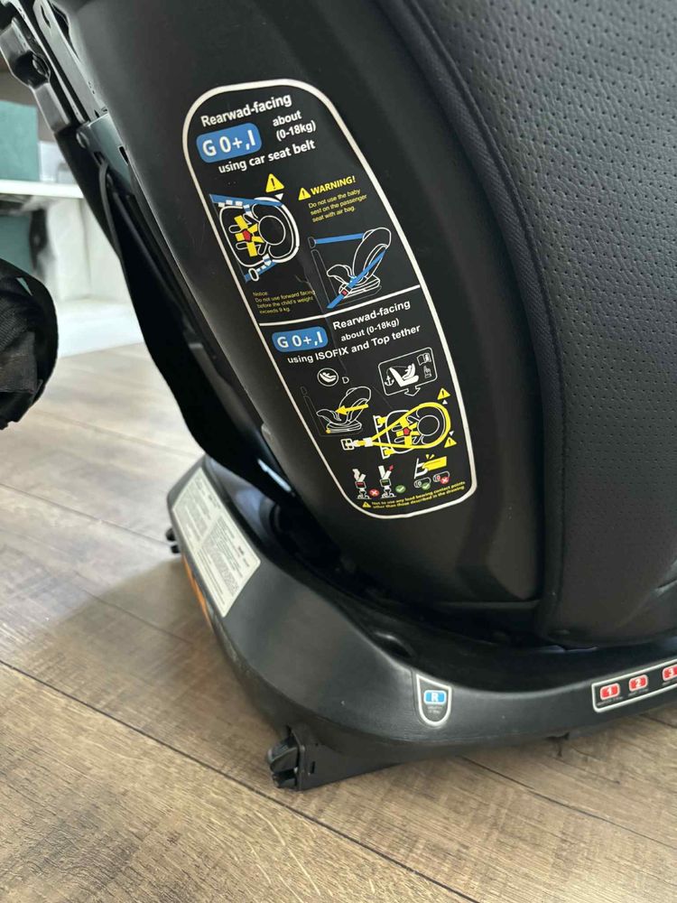 Столче за кола Chipolino - Техно 360, 0-36 kg, с Isofix