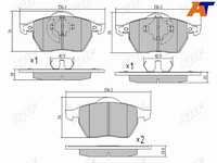 Колодки тормозные Audi A3