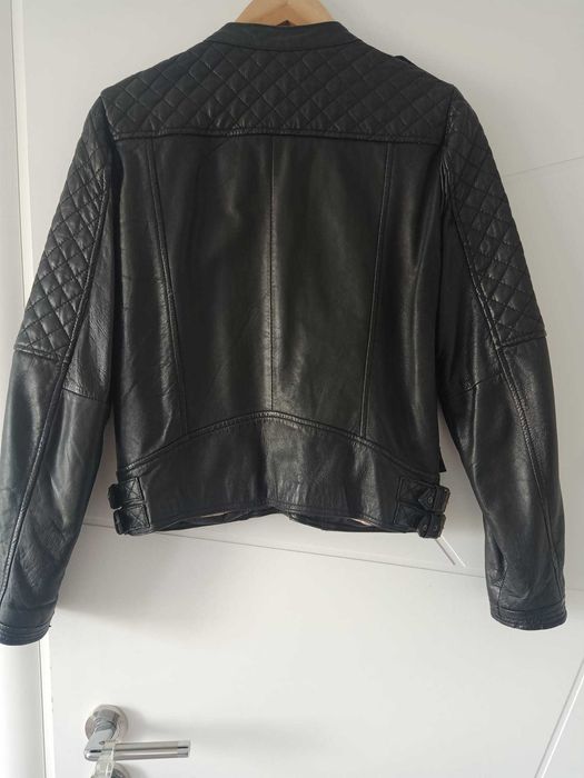 Geaca piele Pull and Bear marime M