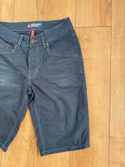 Engelbert Strauss 46 S barbati pantaloni scurti Denim Workwear Nou
