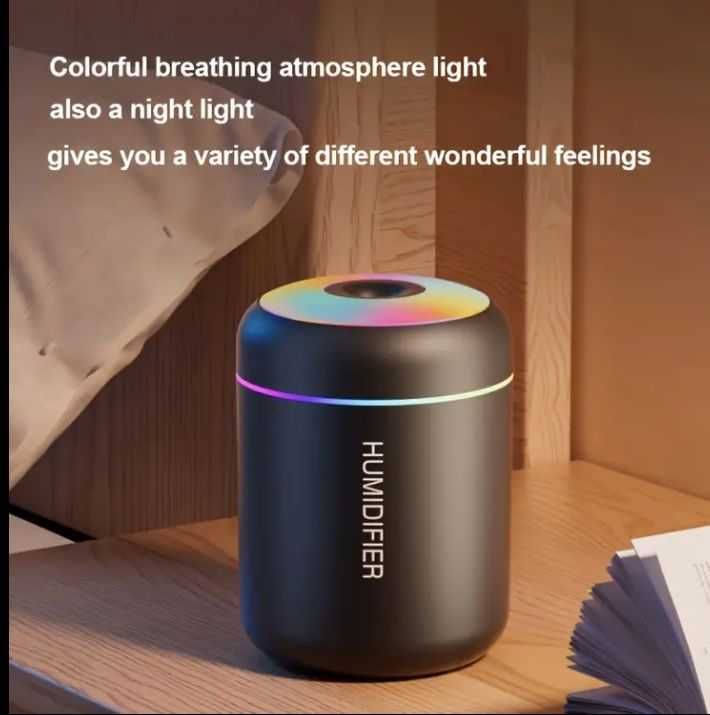 LED, USB интелигентен дифузер и овлажнител + ПОДАРЪК