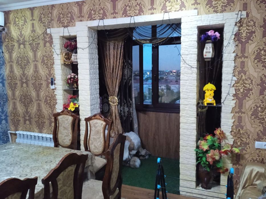 3 хоналик хонадон 9 этажли уйнинг 9 этажида Уй сотилади, Чилонзор тума