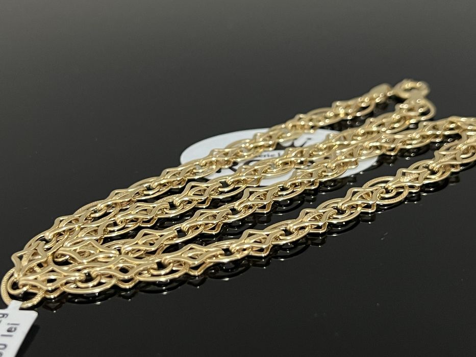 Bijuteria Royal CB : Lant aur nou 14k dama 12,22gr