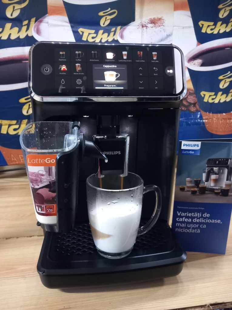 Expresor cafea Philips Latte GO 5400. Latte GO 5500. Câteva cafele.