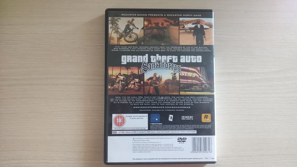 Grand Theft Auto San Andreas PlayStation 2